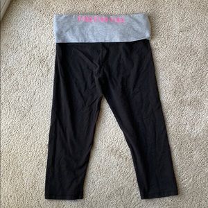 VS PINK yoga crop pants